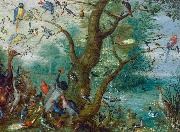 Jan Van Kessel Concert van Vogels oil on canvas